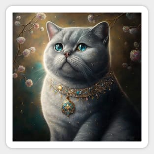 Royal British Shorthair Kitten Sticker